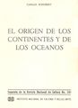 Revista Nacional de Cultura con el artículo El origen de los continentes y los océanos.