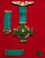 Juego de la Orden en su 3ra Clase: Medalla, miniatura, barra, roseta