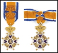 Orden van Oranje Nassau en versión masculina y femenina