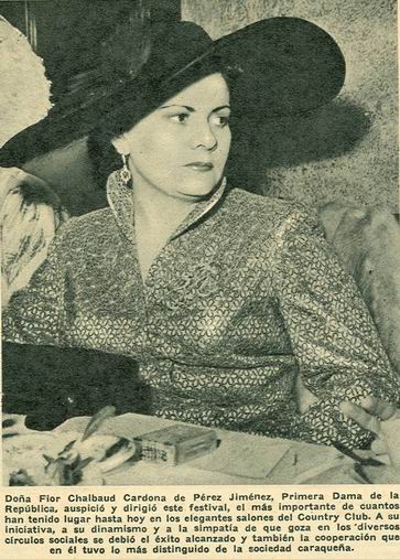 Archivo:Flor Chalbaud de Perez Jimenez - La Esfera 20 de junio 1953.jpg