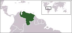 Localizacion de Venezuela