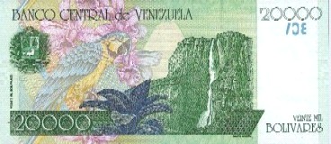 Archivo:Billete de 20000 Bolivares de 1998 rnverso.JPG