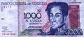 Billete de 1000 Bolivares de septiembre 1998 anverso.jpg