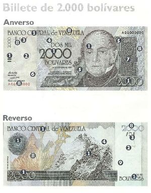 Billete de 1000 y 2000 Bolivares k.jpg