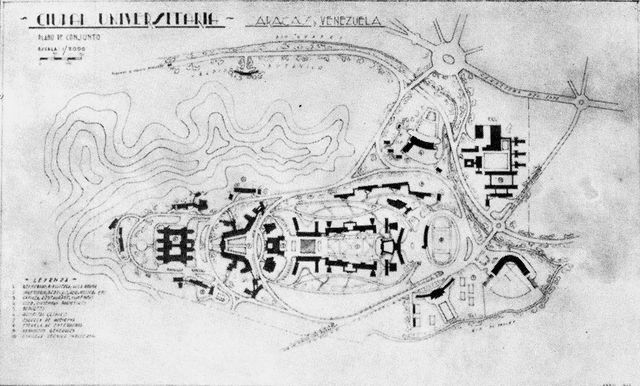 Archivo:Plano de la Universidad Central de Venezuela 1945.jpg - La ...