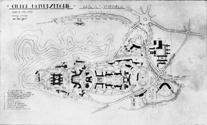 Archivo:Plano de la Universidad Central de Venezuela 1945.jpg