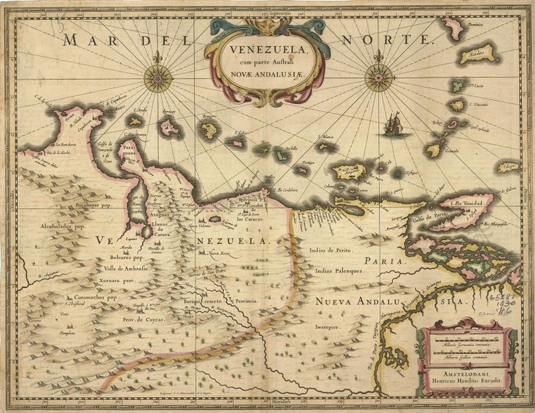 Archivo:Mapa de Venezuela Hondius Hendrik 1631.jpg