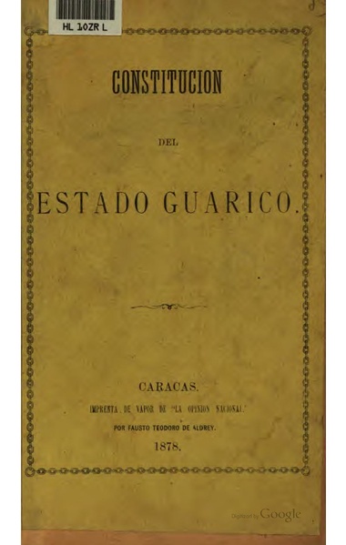 Archivo:Constitucion del Estado Guarico - 1878.pdf
