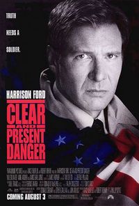 Afiche de Clear and Present Danger