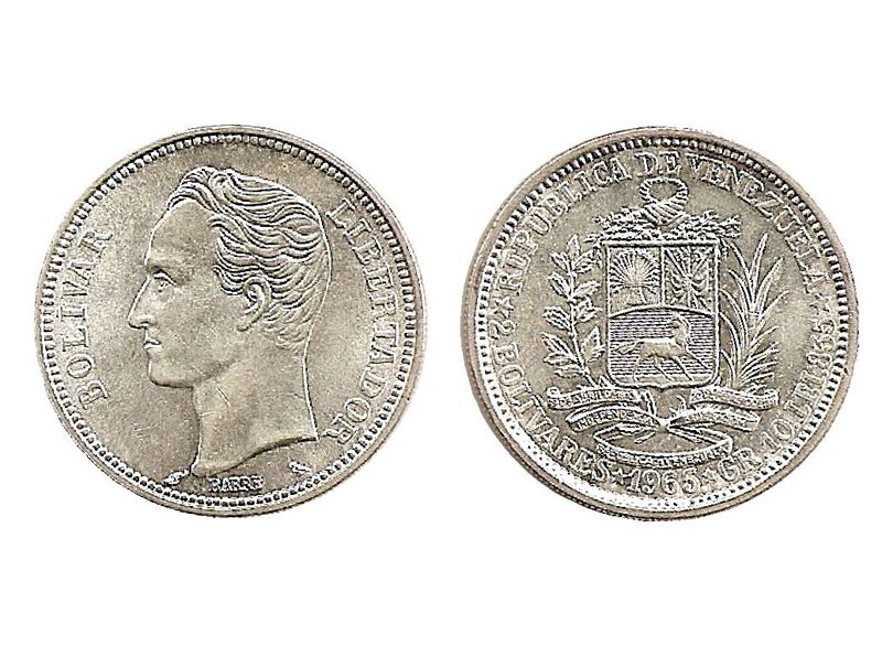 Archivo:Moneda de 2 Bolivares de 1965.jpg