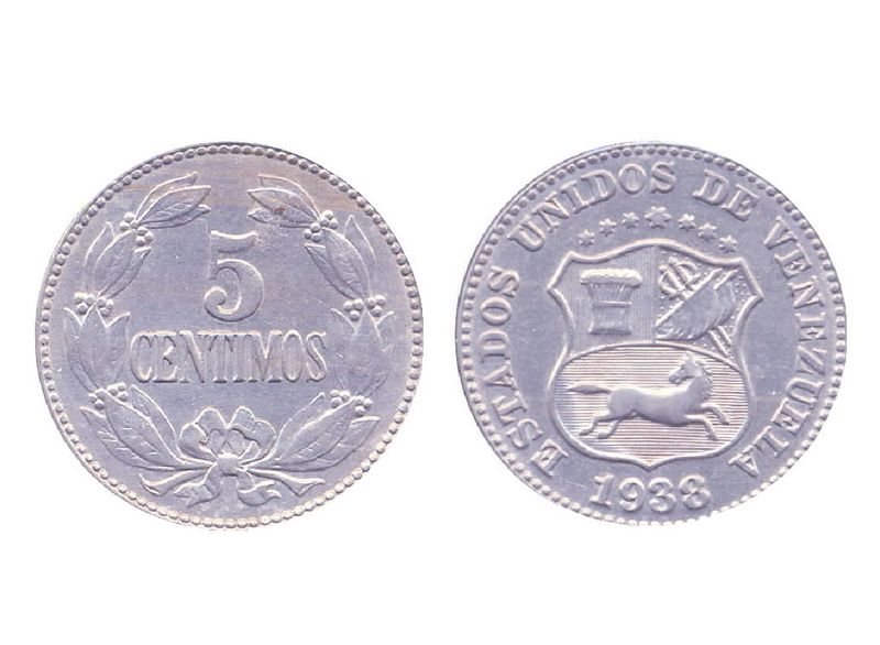 Archivo:Moneda de 5 centimos de Bolivar 1938.jpg