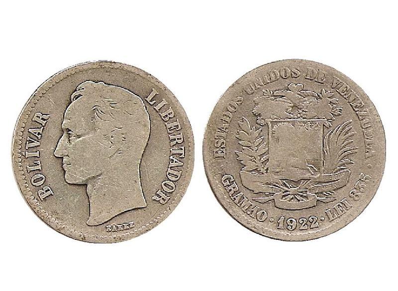 Archivo:Moneda de 2 Bolivares de 1922.jpg