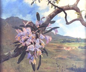 Mata de Orquidea y Paisaje - Arturo Michelena.jpg