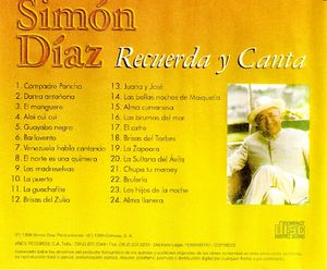 Simon Diaz Recuerda y Canta b.jpg