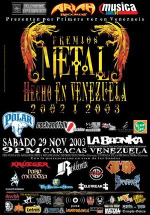 Premios Metal Hecho en Venezuela 2004.jpg