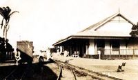 Estación del Gran Ferrocarril Bolivar 1928