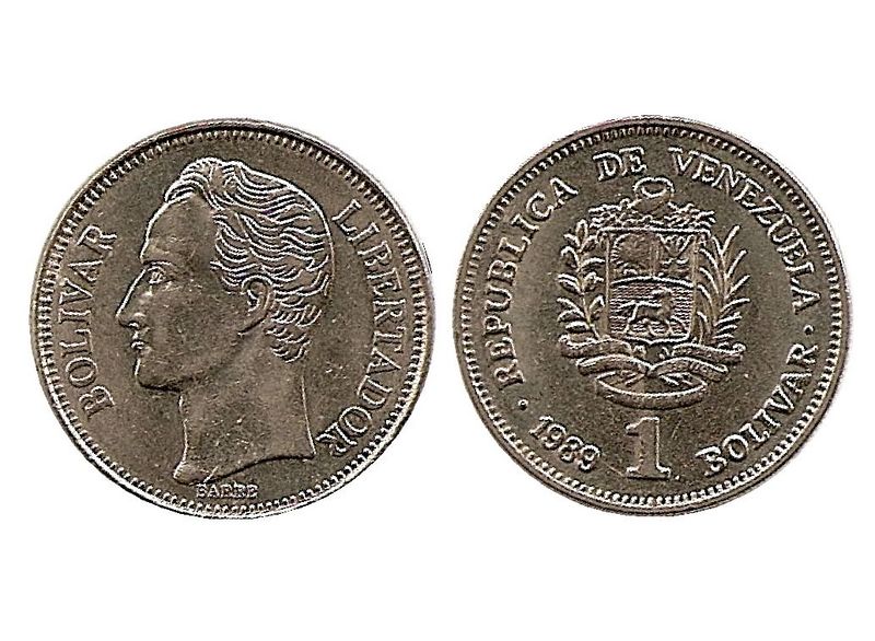 Archivo:Moneda de 1 Bolivar de 1989.jpg