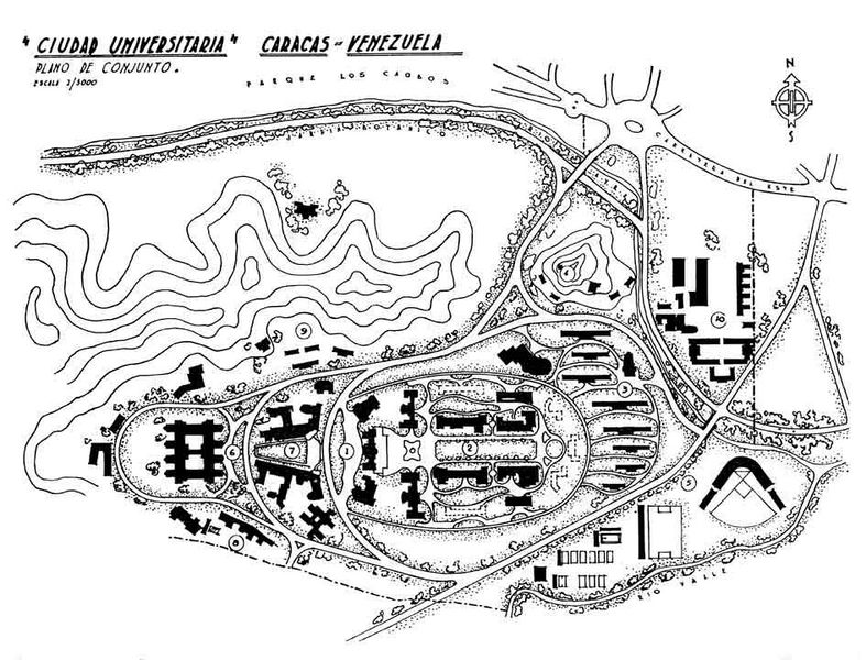 Archivo:Plano de la Universidad Central de Venezuela 1945 2.jpg