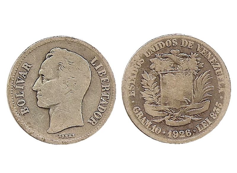 Archivo:Moneda de 2 Bolivares de 1926.jpg