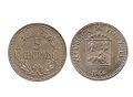 Moneda de 5 centimos de Bolivar 1964.jpg