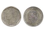 Miniatura para Archivo:Moneda de 500 Bolivares de 1998.jpg