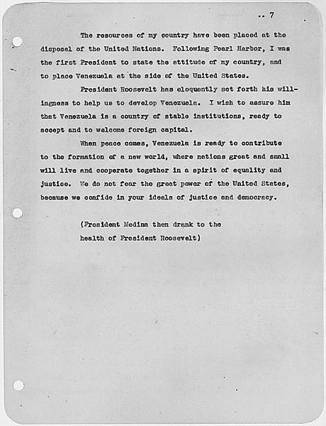 Archivo:Discurso FD Roosevelt y Medina Angarita 19-01-1944 7.jpg