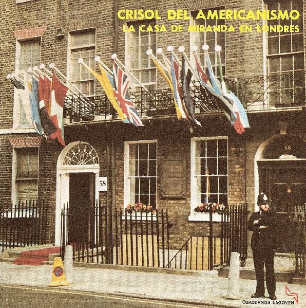 Archivo:Crisol del americanismo la casa de Miranda en Londres.jpg