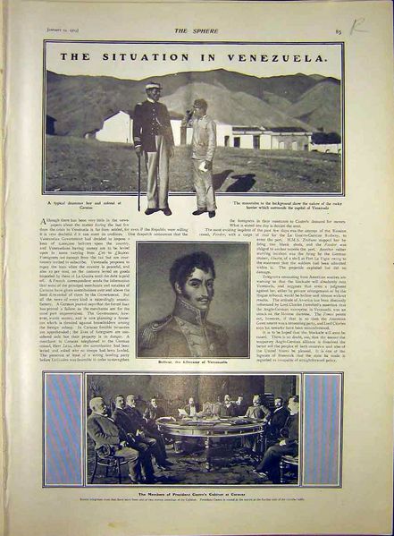 Archivo:Recorte de revista americana sobre situacion en Venezuela 1903.jpg