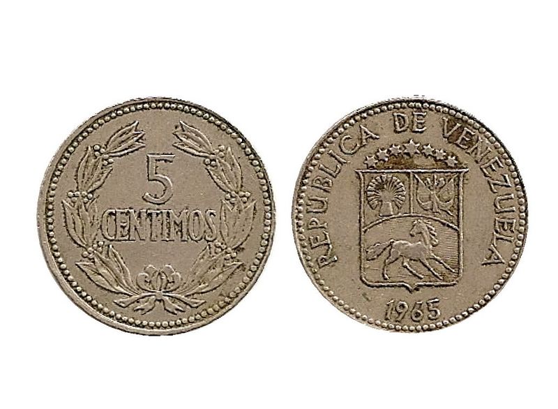 Archivo:Moneda de 5 centimos de Bolivar 1965.jpg