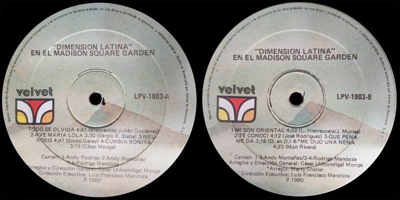 Archivo:Dimensión Latina en el Madison Square Garden vinilos.jpg