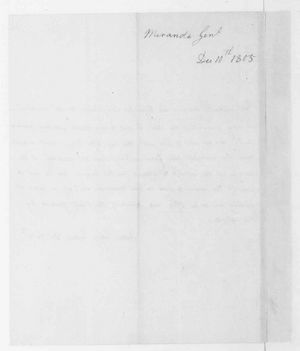 Carta de Francisco de Miranda a James Madison -reverso- 10 Dic 1805.jpg