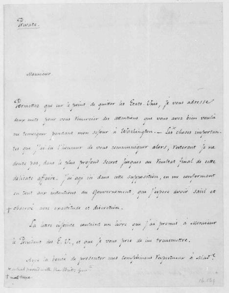 Archivo:Carta de Francisco de Miranda a James Madison. 22 Ene 1806.jpg