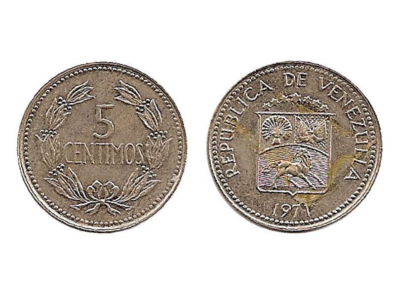 Archivo:Moneda de 5 centimos de Bolivar 1971.jpg