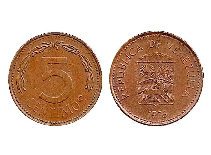 Archivo:Moneda de 5 centimos de Bolivar 1976.jpg