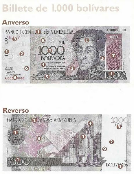 Archivo:Billete de 1000 y 2000 Bolivares i.jpg
