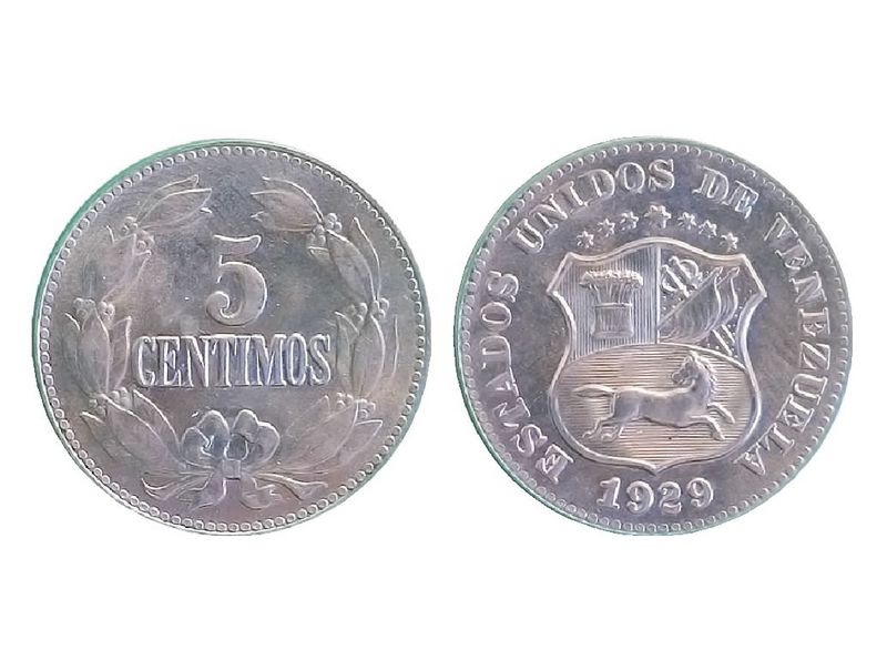 Archivo:Moneda de 5 centimos de Bolivar 1929.jpg