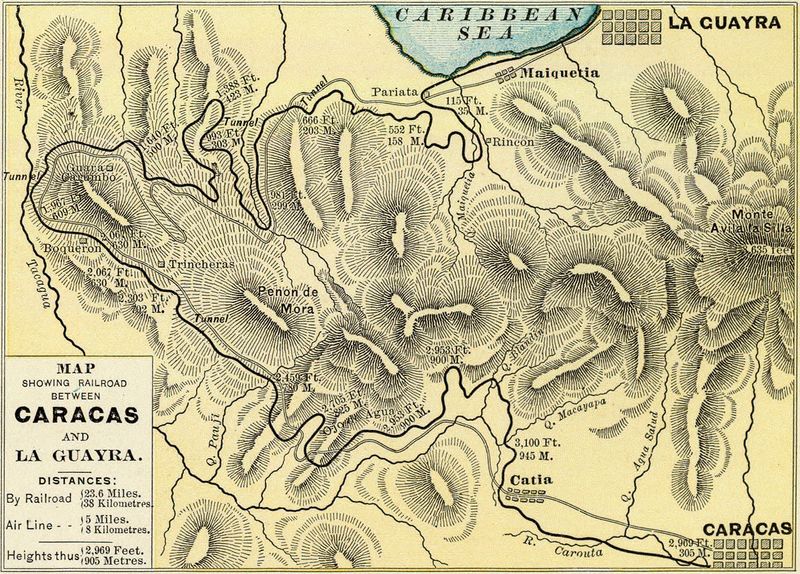Archivo:Mapa del tren Caracas-La Guaira.jpg