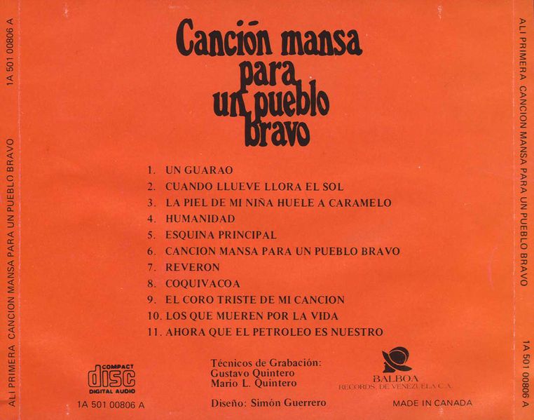 Archivo:Ali Primera-Cancion Mansa Para Un Pueblo Bravo-Trasera.jpg