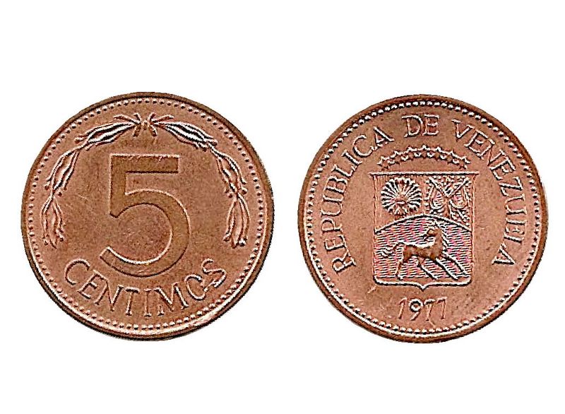 Archivo:Moneda de 5 centimos de Bolivar 1977.jpg