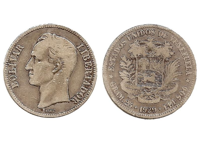 Archivo:Moneda de 5 Bolivares 1929.jpg