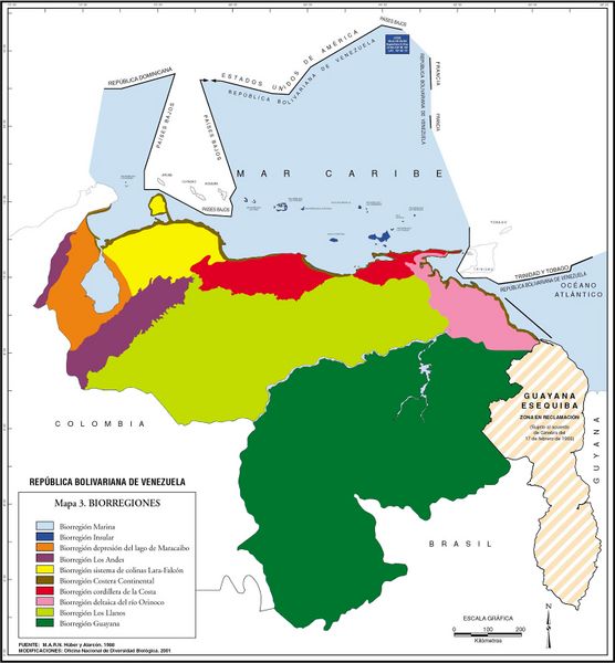 Archivo:Mapa de biorregiones de Venezuela.jpg