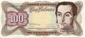 Billete de 100 Bolivares de Diciembre 1992 anverso.jpg