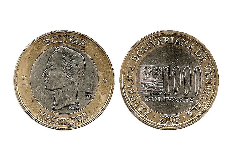 Archivo:Moneda de 1000 Bolivares 2005.jpg