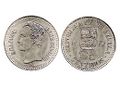 Moneda de 25 centimos de Bolivar de 1990.jpg