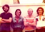 Álvaro Falcón, Valerio González, George Henríquez y Sandro Liberatoscioli ca. 1977.