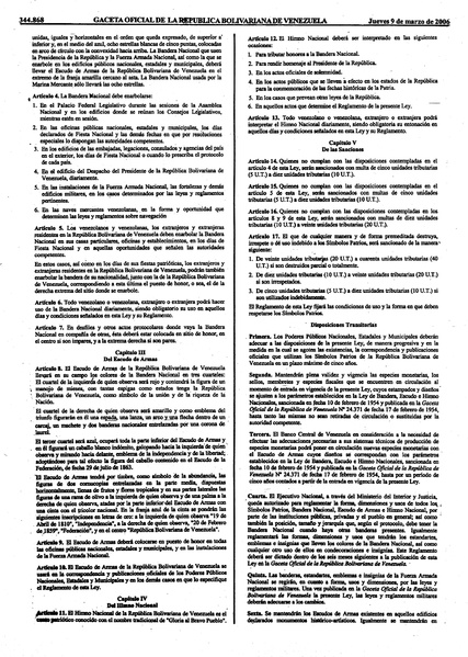 Archivo:Ley de Bandera Escudo Himno GO 38394 2006.pdf