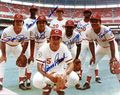 Maquinaria Roja 1976: Pete Rose, George Foster, Concepción, Johnny Bench, César Gerónimo, Joe Morgan, Ken Griffey Sr. y Tony Pérez.